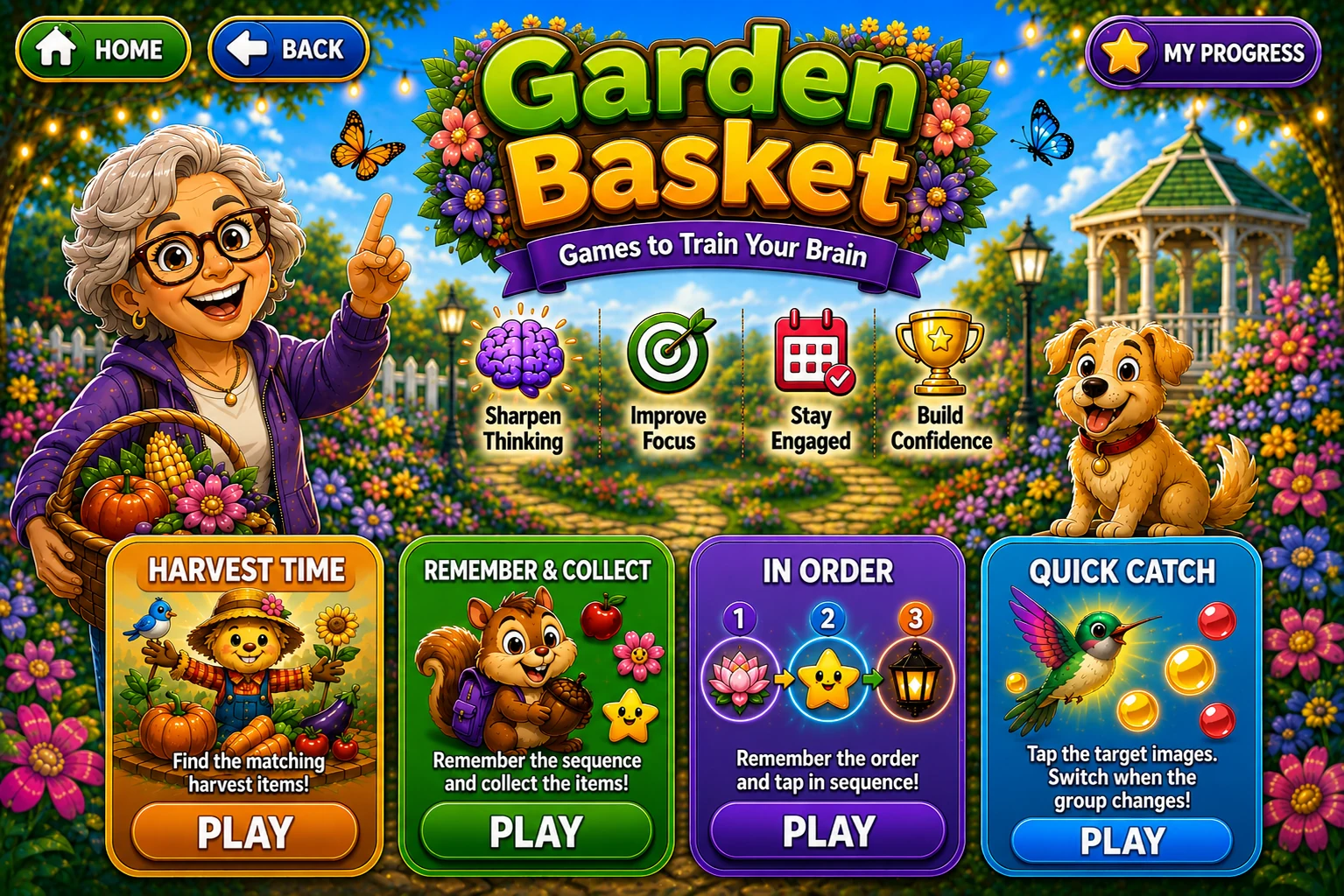Mind Sage Garden Basket brain games