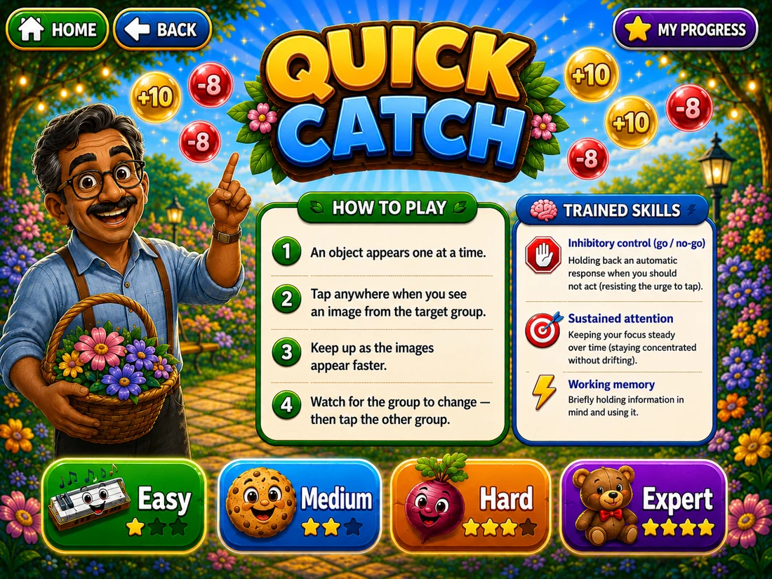 Quick Catch exercise