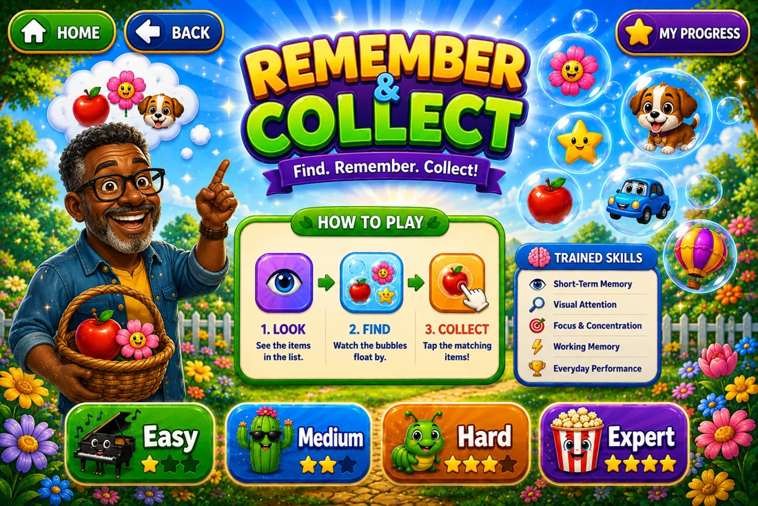 Remember & Collect exercise